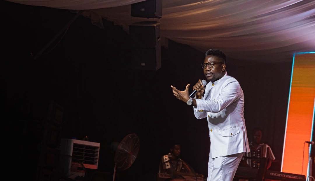 A mentor speaking at an event